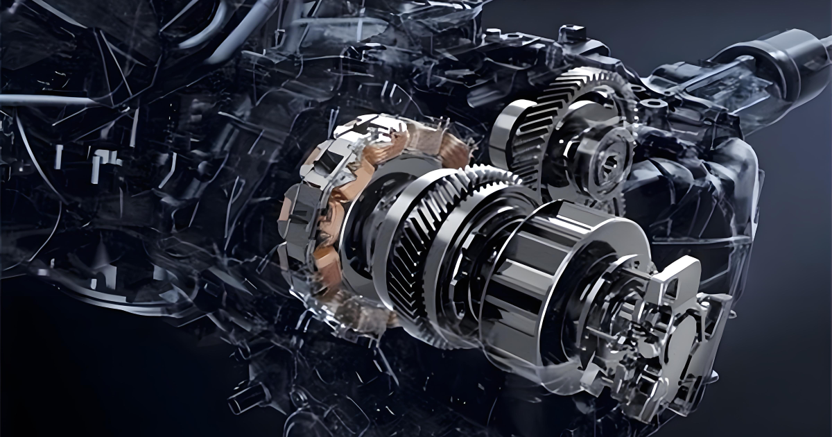 Motor de vehículo de nueva energía