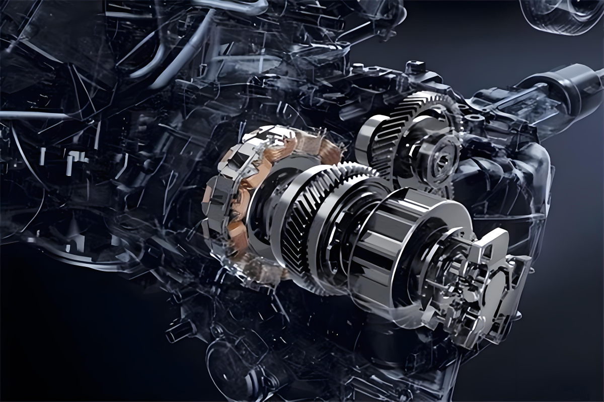 Motor de vehículo de nueva energía